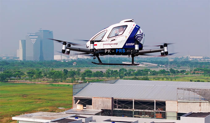U Rwanda rwatangije Drone Taxi ya mbere muri Afurika